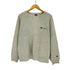 チャンピオン Champion 90s USA製 青タグ ロゴ刺繍 霜降り 前V クルーネックスウェット ボックスシルエット メンズ import:L