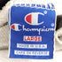チャンピオン Champion 90s USA製 青タグ ロゴ刺繍 霜降り 前V クルーネックスウェット ボックスシルエット メンズ import:L