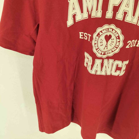 アミアレクサンドルマテュッシ AMI ALEXANDRE MATTIUSSI カレッジロゴプリント Tシャツ レディース XL