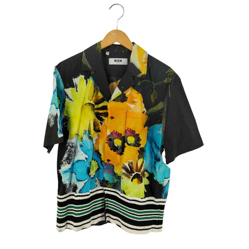 エムエスジーエム MSGM 花柄 半袖 シャツ メンズ 41