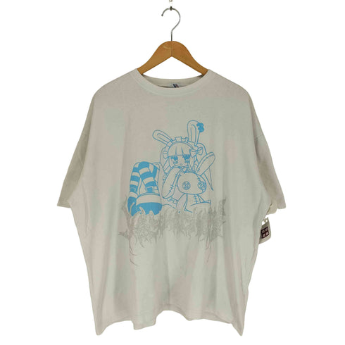 ヴォルカンアンドアフロダイティ VOLCAN&APHRODITE ラメ ウサGIRL BIG Tシャツ レディース FREE