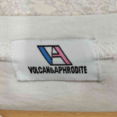 ヴォルカンアンドアフロダイティ VOLCAN&APHRODITE ラメ ウサGIRL BIG Tシャツ レディース FREE