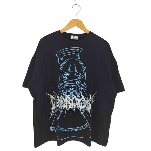 ヴォルカンアンドアフロダイティ VOLCAN&APHRODITE ラメ メカGIRL BIG Tシャツ レディース FREE