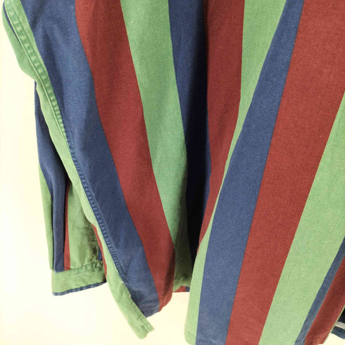 ポロバイラルフローレン Polo by RALPH LAUREN 90S ストライプ プルオーバーシャツ メンズ XXL