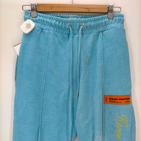 ヘロンプレストン HERON PRESTON スクリプトロゴ 刺繍 スウェット パンツ メンズ S