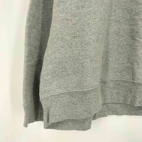 エディーバウアー Eddie Bauer 90-00s USA製 白タグ プリント クルーネックスウェット メンズ import:XXL