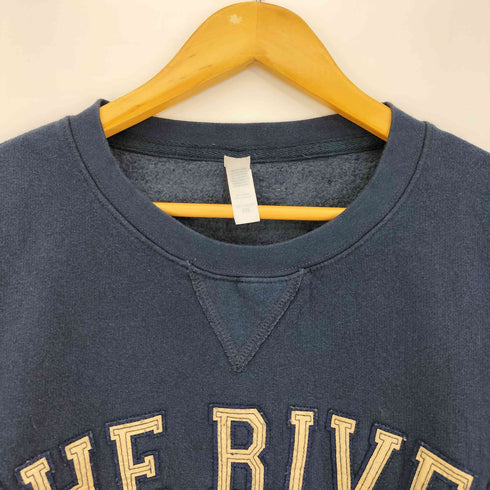 TEEMAX ST.LAWRENCE RIVER ワッペン 前V クルーネックスウェット メンズ import:XXL