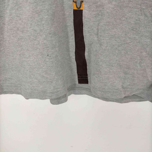 ハイスポーティングギア HAI SPORTING GEAR 80-90S POINTUP社 総柄 パネル ライン L/S Tシャツ レディース JPN:M