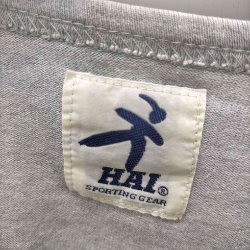 ハイスポーティングギア HAI SPORTING GEAR 80-90S POINTUP社 総柄 パネル ライン L/S Tシャツ レディース JPN:M