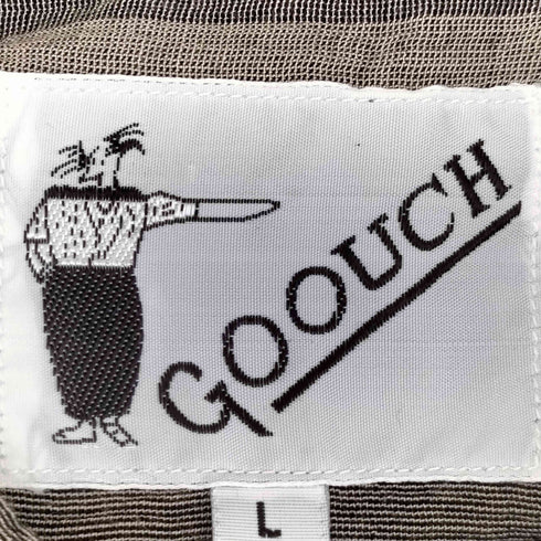 グーチ GOOUCH 90s ヴィスコース100 ストライプ 長袖 シャツ メンズ import:L