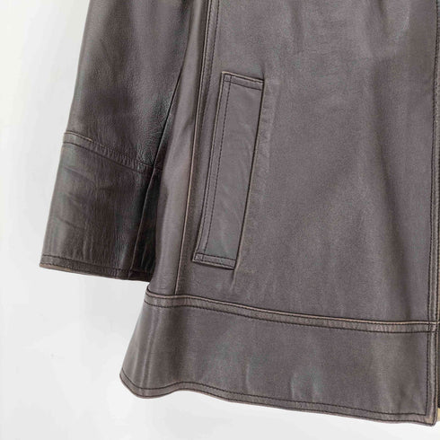 セオリーリュクス theory luxe シープレザー ダブルジップ ダブルライダースジャケット レディース 40
