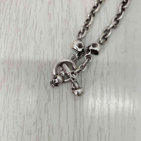 TRANSCOR / トランスコア Skull Key Chain Bracelet スカル キーチェーン ブレスレット 35.7g メンズ L