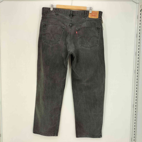 リーバイス Levis 00s メキシコ製 ボタン裏4002 550 RELAXED FIT 後染めブラック デニム メンズ W40 L32