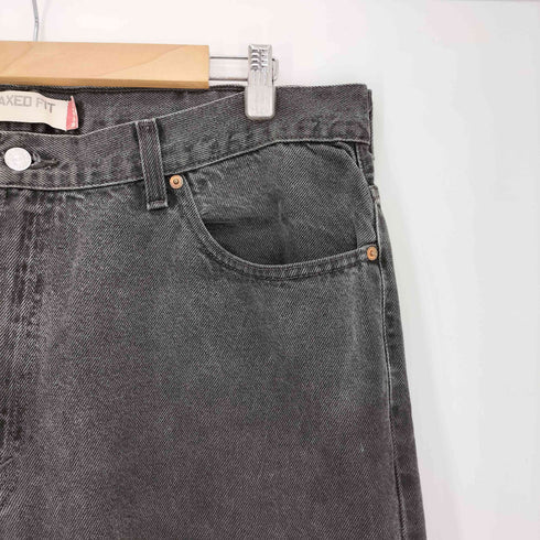 リーバイス Levis 00s メキシコ製 ボタン裏4002 550 RELAXED FIT 後染めブラック デニム メンズ W40 L32