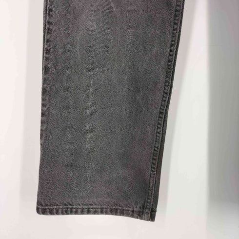 リーバイス Levis 00s メキシコ製 ボタン裏4002 550 RELAXED FIT 後染めブラック デニム メンズ W40 L32
