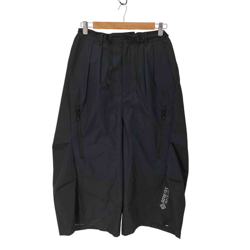 オールモストブラック ALMOSTBLACK WIDE CROPPED TROUSERS GORE-TEX INFINIUM POLARIS 2L / ワイドクロップド トラウザー ゴアテックス メンズ JPN:1