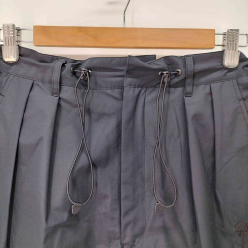 オールモストブラック ALMOSTBLACK WIDE CROPPED TROUSERS GORE-TEX INFINIUM POLARIS 2L / ワイドクロップド トラウザー ゴアテックス メンズ JPN:1