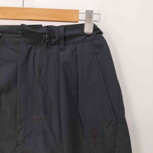 オールモストブラック ALMOSTBLACK WIDE CROPPED TROUSERS GORE-TEX INFINIUM POLARIS 2L / ワイドクロップド トラウザー ゴアテックス メンズ JPN:1