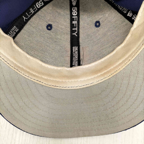 ニューエラ NEW ERA 90s MADE IN USA チームロゴ 6パネルキャップ つば裏グレー メンズ 71/2