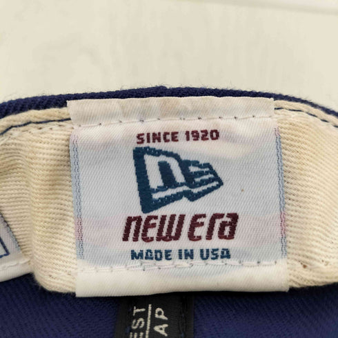 ニューエラ NEW ERA 90s MADE IN USA チームロゴ 6パネルキャップ つば裏グレー メンズ 71/2