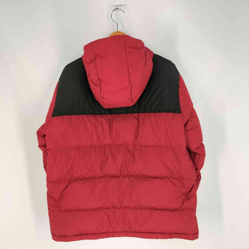 クイックシルバー Quiksilver ツートン 裾ドローコード フーディ ダウンジャケット メンズ import:L