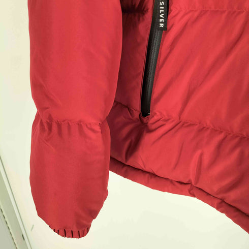 クイックシルバー Quiksilver ツートン 裾ドローコード フーディ ダウンジャケット メンズ import:L