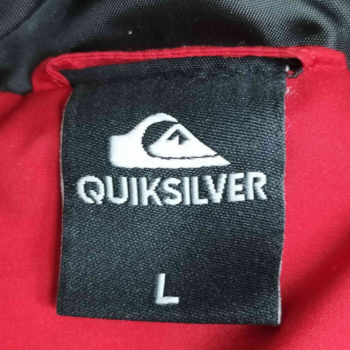 クイックシルバー Quiksilver ツートン 裾ドローコード フーディ ダウンジャケット メンズ import:L