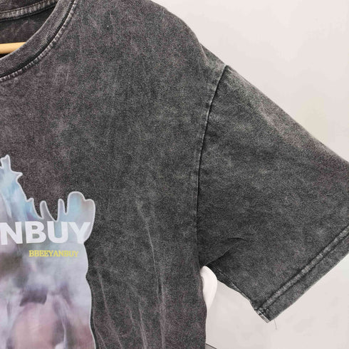 BBEEYANBUY ブランドロゴ クルーネックTシャツ メンズ M