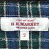 ハリウッドランチマーケット HOLLYWOOD RANCH MARKET ベロア切替 ボックス チェックシャツ メンズ JPN:2