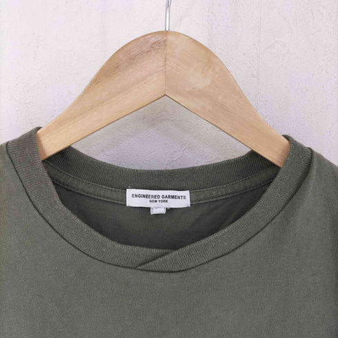 エンジニアードガーメンツ Engineered Garments Printed Cross Crew Neck T-shirt メンズ M