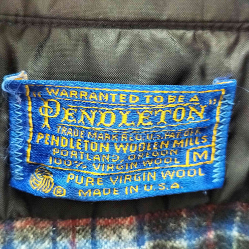 ペンドルトン PENDLETON USA製 ウール ボードシャツ メンズ import:M