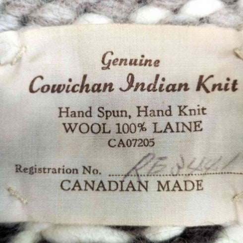Cowichan Indian Knit カウチン インディアン ウールニット メンズ
