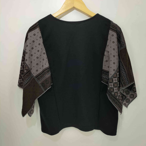 ビームスハート BEAMS HEART 24SS 袖スカーフ クルーネック Tシャツ レディース