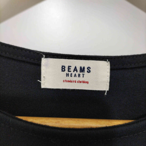 ビームスハート BEAMS HEART 24SS 袖スカーフ クルーネック Tシャツ レディース