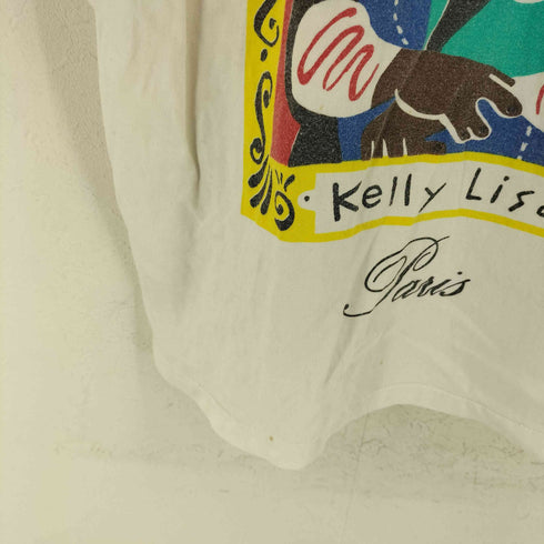 80S フランス製 PATRICK KELLY プリントTシャツ メンズ