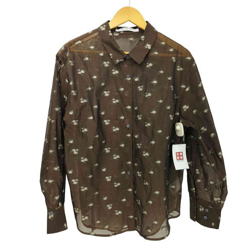 レイビームス Ray BEAMS 26SS シアー フラワー ジャカード シャツ レディース ONE SIZE