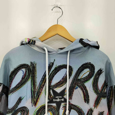ラスベート PACCBET PRINT HOODIE 総柄 スウェット プリントフーディ メンズ L
