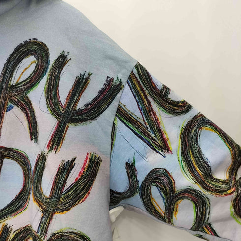 ラスベート PACCBET PRINT HOODIE 総柄 スウェット プリントフーディ メンズ L