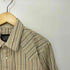 ANNUAL RING Vintage コットン100 ストライプ ウエスタンシャツ メンズ import:S