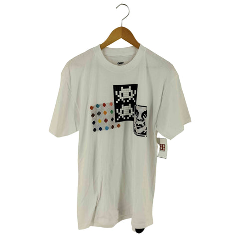 オベイ OBEY TRIPLE TROUBLE OBEY INVADER HIRST Tシャツ メンズ L