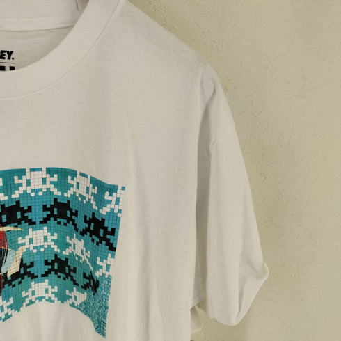 オベイ OBEY INVADER CLASSIC Tシャツ メンズ L