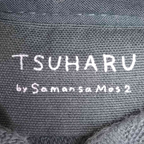 サマンサモスモス samansa Mos2 TSUHARU サイドスリットフラワージャガードシャツワンピース レディース FREE