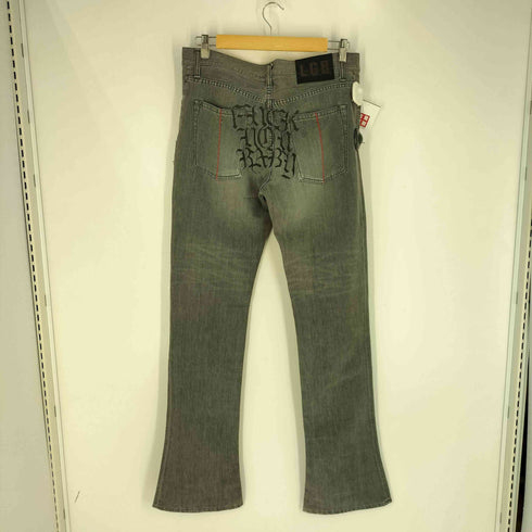 ルグランブルー L.G.B. WOLF With Print バックロゴ ストレッチ フレアパンツ Y2K archive メンズ US:32-33