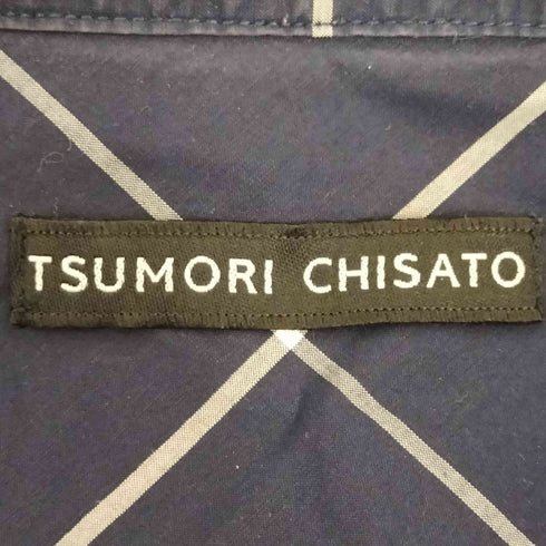ツモリチサト TSUMORI CHISATO 切替チェックシャツ メンズ JPN:1
