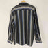 Eighty Eight シャドーストライプ マチ付き コットンシャツ メンズ JPN:XL