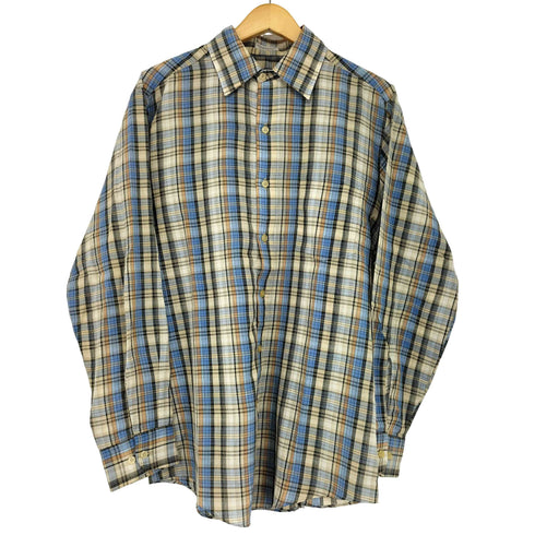 フルギ WEDGEFIELD マドラスチェック L/S コットンポリ シャツ メンズ JPN:M