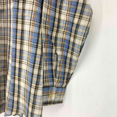 フルギ WEDGEFIELD マドラスチェック L/S コットンポリ シャツ メンズ JPN:M