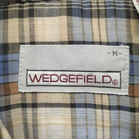 フルギ WEDGEFIELD マドラスチェック L/S コットンポリ シャツ メンズ JPN:M