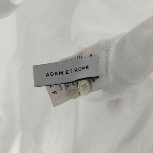 アダムエロペ Adam et Rope バルーンスリーブブラウス リネン レディース FREE