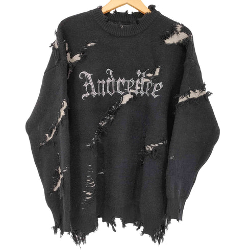 Andrelee ダメージデザインセーター メンズ JPN:S